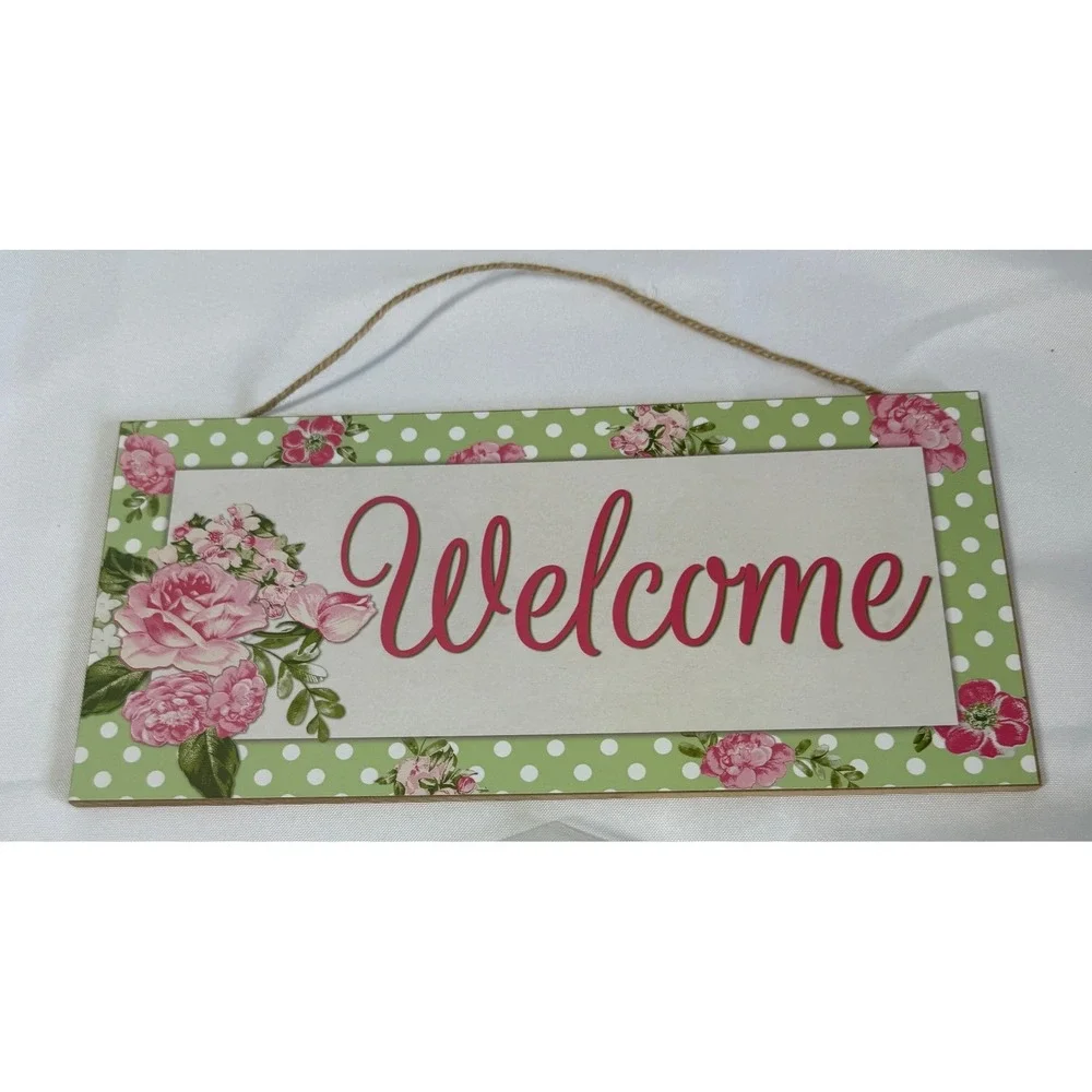 Welcome Wall Sign 12.5